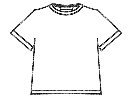 Tシャツのフレ−ム　輪郭　黒 tシャツ,フレ−ム,ポストカード,メッセージカード,飾り枠,あしらい,シンプル,黒,輪郭,背景なしのイラスト素材