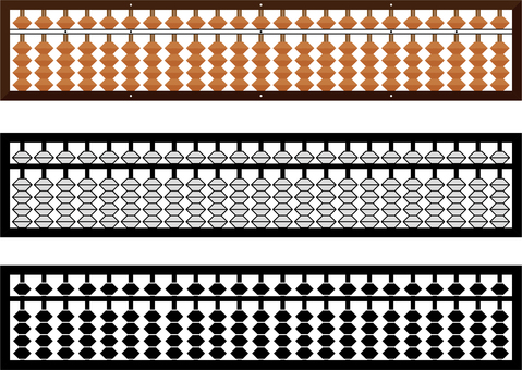 Illustration, abacus, calculation, beads, 