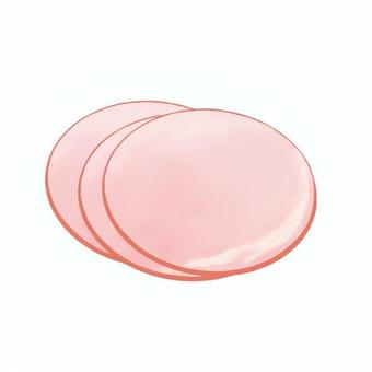 ハムのイメージ ハム,加工肉,食材,シンプル,手描き,手書き,イラスト,カット,イメージ,透過のイラスト素材