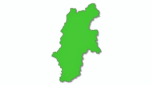 地図②　長野県 長野,長野県,地図,都道府県,マップ,挿絵,ワンポイント,中部地方,地方,地域のイラスト素材