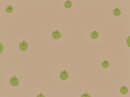 青りんごの壁紙イラスト 青りんご,背景,壁紙,手描き,かわいい,イラストのイラスト素材