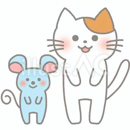 猫とネズミ文字なし