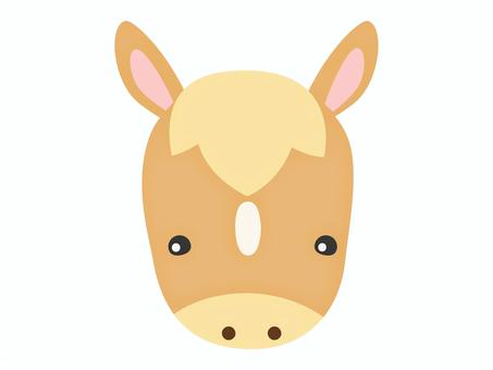 馬の顔アイコン1 馬の顔アイコン1 馬,顔,アイコン,動物,シンプル,ベクター,干支,馬の顔,子馬,仔馬のイラスト素材