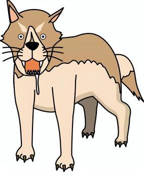 狼　 狼,獣,威嚇,動物,猛獣,狂暴,狩り,デフォルメ,線画のイラスト素材