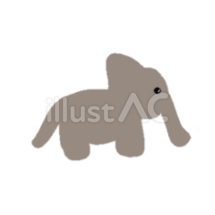 横向きゾウイラスト No 無料イラストなら イラストac
