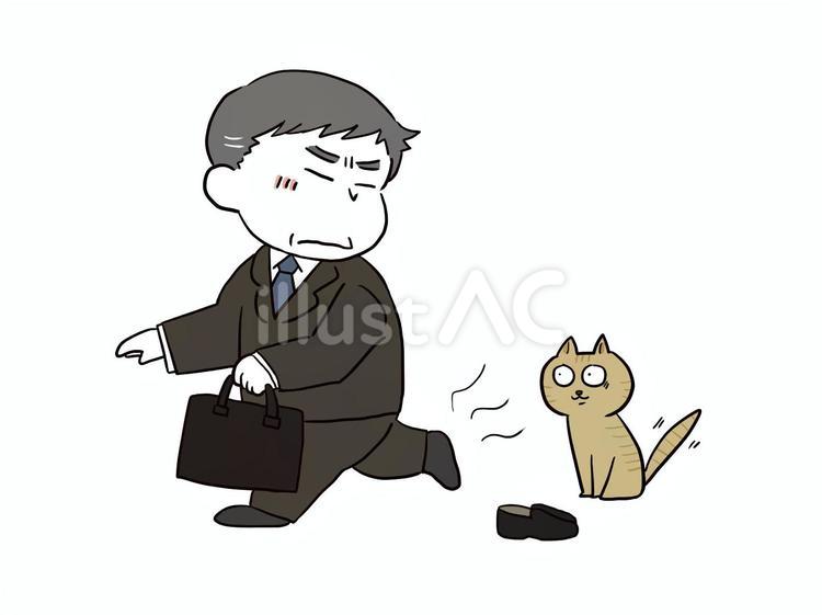 疲れたおじさん８ 男の人,サラリーマン,社会人のイラスト素材