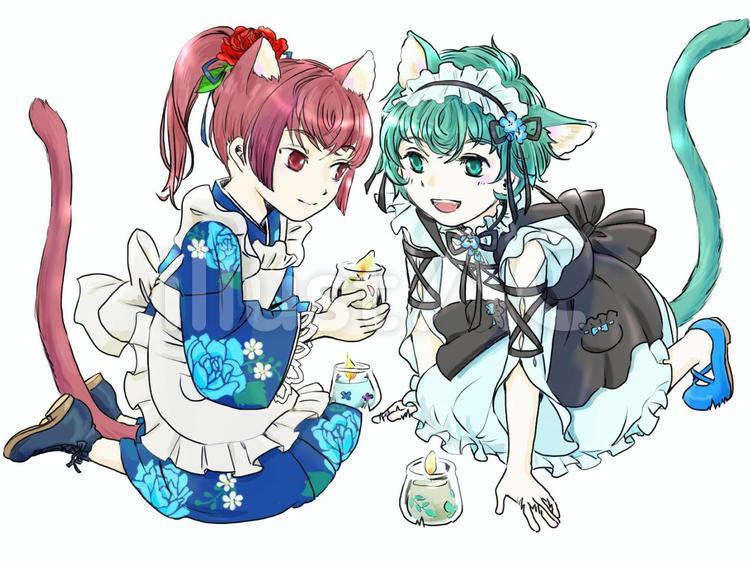萌え系猫擬人化ｃｓ2イラスト No 無料イラストなら イラストac