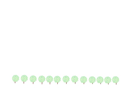 下枠イラスト⭐︎新緑