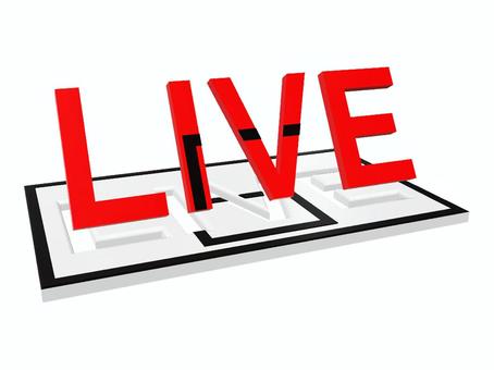 LIVE　バスケ　バックボードver live,文字,バスケ,ライブ,バスケットボール,バックボード,生放送,生中継,リアルタイムのイラスト素材