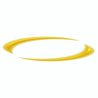 ぷっくりした黄色い抽象的な3Dフレーム フレーム,アイコン,3d,抽象的,立体,スタイリッシュ,マーク,可愛い,フェミニン,キュートのイラスト素材