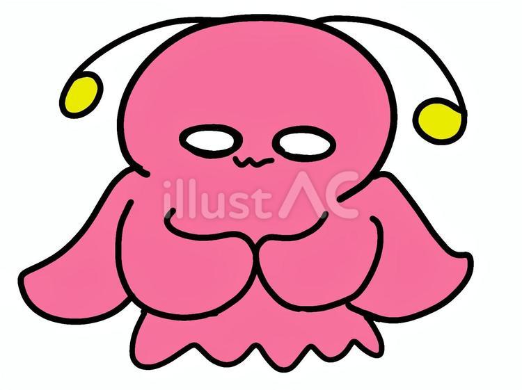 宇宙人 宇宙人,かわいい,手描きのイラスト素材