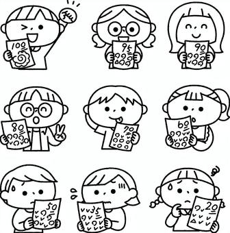 Illustration, people, children, test, 