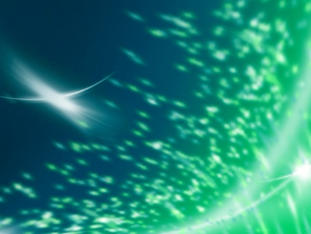 光の星流-グリーン02 光,星,緑,輝き,流れ,光跡,粒子,グラデーション,クール,神秘のイラスト素材