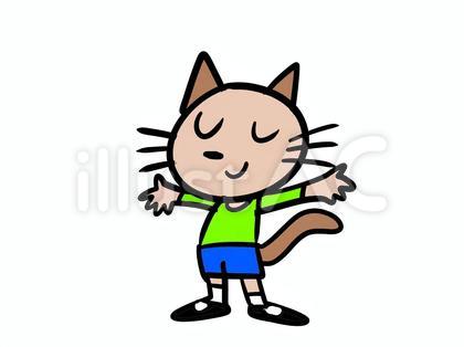 ネコさん、深呼吸