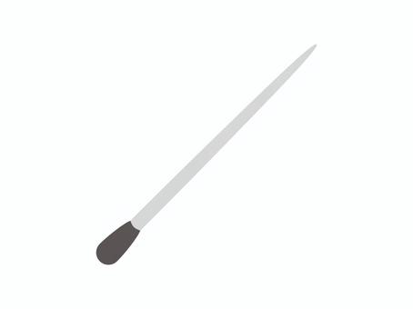 Illustration, baton, indicator bar, pointing rod, 