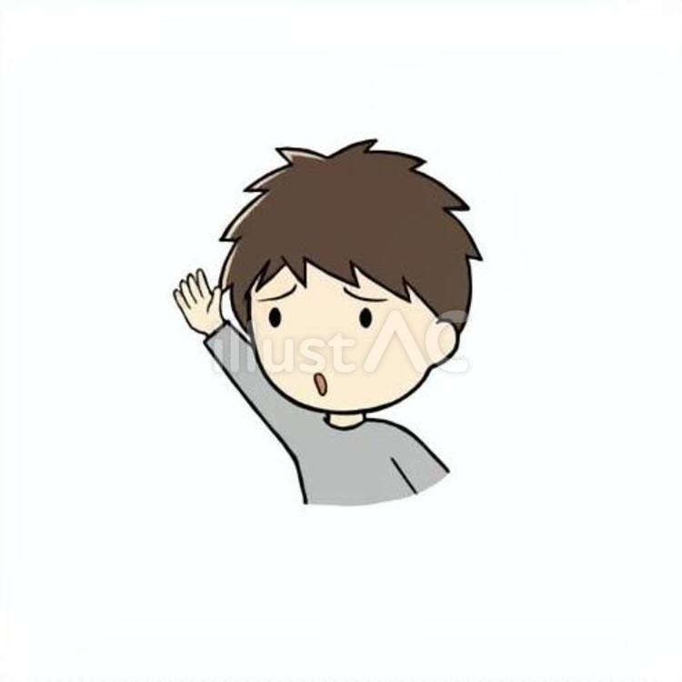 ちょっと待ってー！（小学生男児） 待って,行かないで,制止のイラスト素材