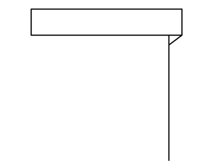 Black folded header frame, return, four corners, frame, JPG and PNG