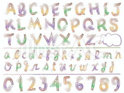 フォント アルファベット 数字
