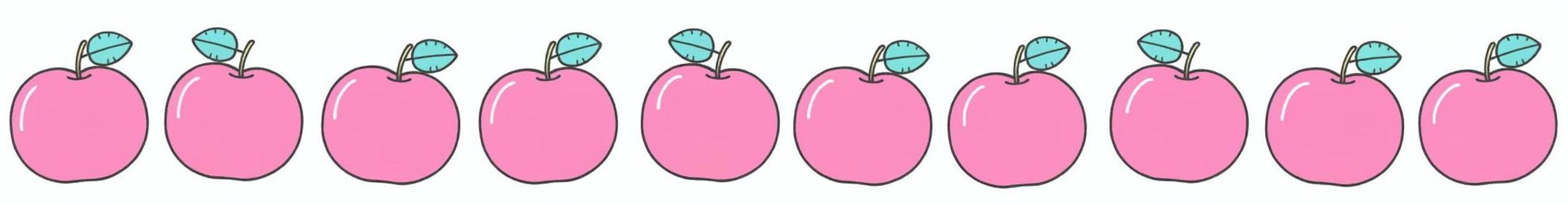 りんごの手描きライン素材1 りんご,ライン,リンゴ,フルーツ,手描き,挿絵,果物,食べ物,飾り,可愛いのイラスト素材