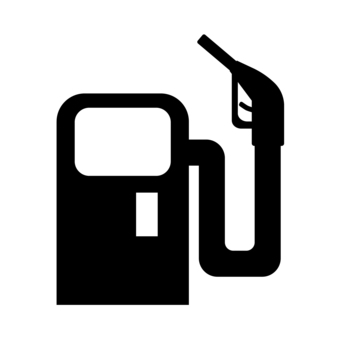 ガソリンスタンドのシルエット シルエット,ガソリンスタンド,標識,マーク,サイン,案内,給油,車,燃料,ピクトグラムのイラスト素材