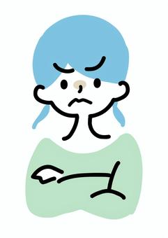 ストレスでイライラする女性