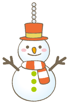 Christmas ornament 2-2, christmas, snowman, decoration, JPG, PNG and AI