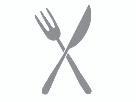 カトラリー 飲食店やメニュー用 イラスト カトラリー 飲食店やメニュー用 イラスト 手描き,ナイフ,フォーク,カトラリー,カフェ,デザイン,シンプル,レストラン,可愛い,グレーのイラスト素材