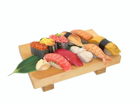 寿司屋や鮨店で握ってもらうお寿司の板盛り 寿司屋や鮨店で握ってもらうお寿司の板盛り 板盛り,寿司,鮨,米,食品,食事,盛り合わせのイラスト素材