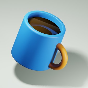 淺藍色杯子, JPG 淺藍色杯子, 咖啡杯, 淺藍色, 3d, JPG