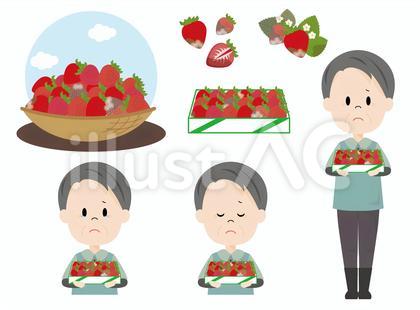 農家の男性(イチゴ)