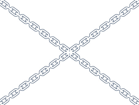 セキュリティ・制限・繋がり・交差する鎖 背景,鎖,チェーン,セキュリティ,繋がる,連結,リンク,クロス,交差,斜めのイラスト素材