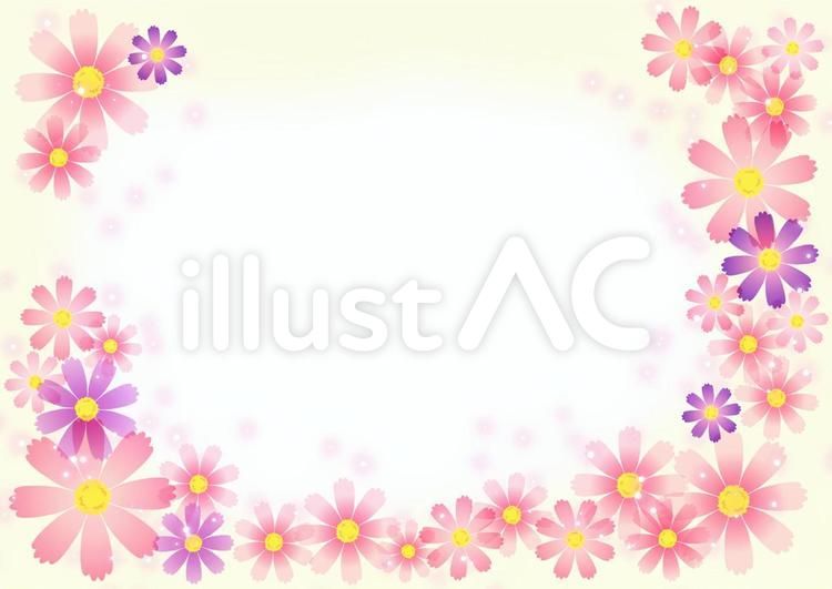 コスモス背景イラスト No 無料イラストなら イラストac コスモス背景イラスト No 無料イラストなら イラストac