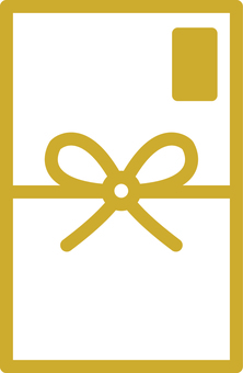 ピクトグラムの金のご祝儀袋です。 ピクトグラム,お年玉,ご祝儀袋,シンプル,のし袋,お祝い,結婚式,和風,贈り物,儀式のイラスト素材