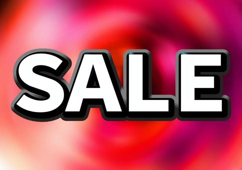 SALEの立体的な文字 sale,セール,シンプル,文字,英語,値引き,割引のイラスト素材