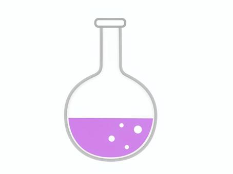 研究のフラスコ フラスコ,研究,丸底フラスコ,液体,実験,化学,研究室,理科,アイコン,イラストのイラスト素材