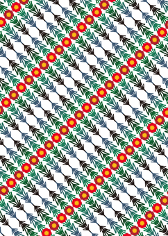 造花のグラデーションパターン青黒A4 造花,パターン,グラデーション,斜め,簡素のイラスト素材