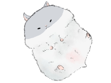 寝るハムスター 寝るハムスター ハムスター,動物,ペットのイラスト素材