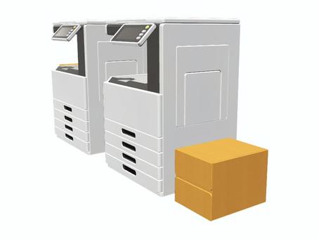 複数台のコピー機 複数台のコピー機 コピー機,印刷,複写機,コピー,用紙,複合機,スキャン,ビジネス,学校,事務のイラスト素材