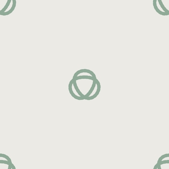 グリーンの三連リングシームレスパターン 緑,線,かわいい,おだやか,素朴,温かみ,ナチュラル,オーガニック,フォークロア,クラフト系のイラスト素材