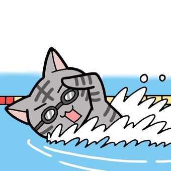 Illustration, mackerel, cat, kewan, 