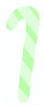 キャンディケイン緑 キャンディケイン緑 キャンディケイン,お菓子,食べ物,甘い,飴,クリスマス,行事,イベント,冬,12月のイラスト素材