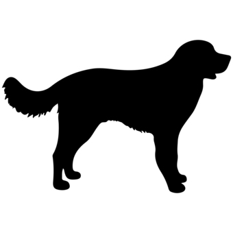 Free cut picture material/dog silhouette, , JPG, PNG and AI