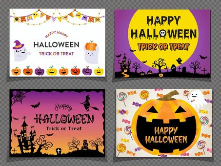 Illustration, halloween, background, frame, 