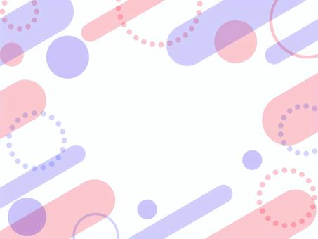 パステル透明感メンフィス背景 紫 ピンク 背景,ゆめかわ,ポップ,かわいい,フレーム,メンフィス,パステル,ピンク,紫,透明感のイラスト素材