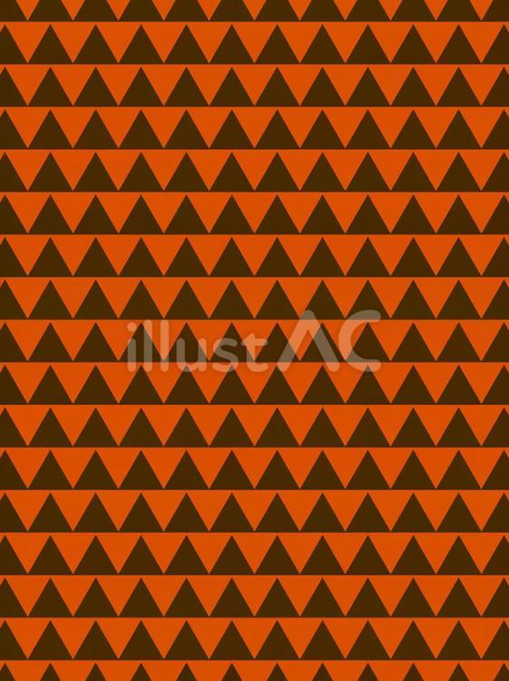 ハロウィン風の三角模様の背景 ハロウィン,三角形,幾何学模様のイラスト素材