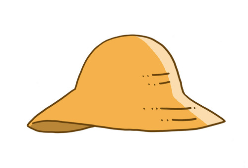 Straw hat 2, , JPG and PNG