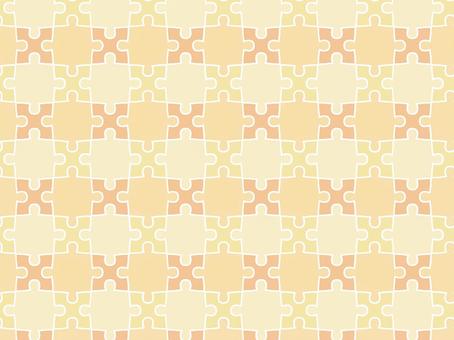 ai orange puzzle background with swatch, seamless, repetition, swatch, JPG and AI