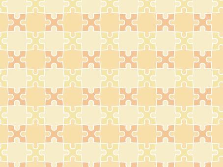 ai orange puzzle background with swatch, seamless, repetition, swatch, JPG and AI