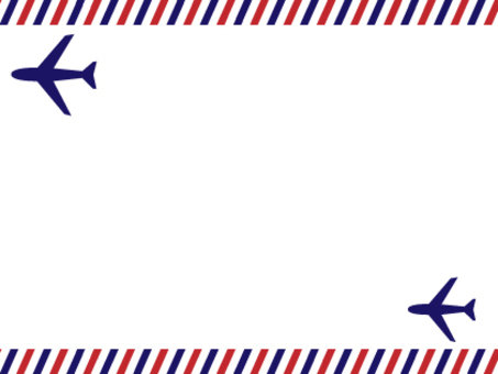 French style air mail frame, , JPG and PNG