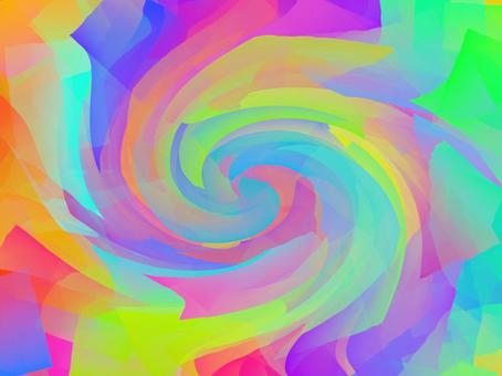 Rainbow color swirl, rainbow, color, colorful, JPG